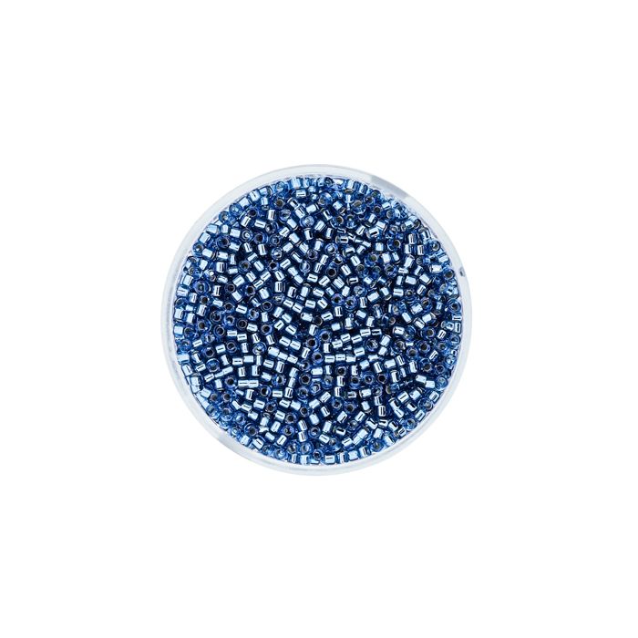 Delica Beads japanische Rocailles indicolite silverlined 2 mm 9 gr