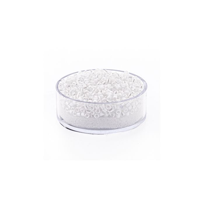 hochw. jap. Delica Beads pearl white 2,2 mm 10 gr 9664-014 4016490533061  