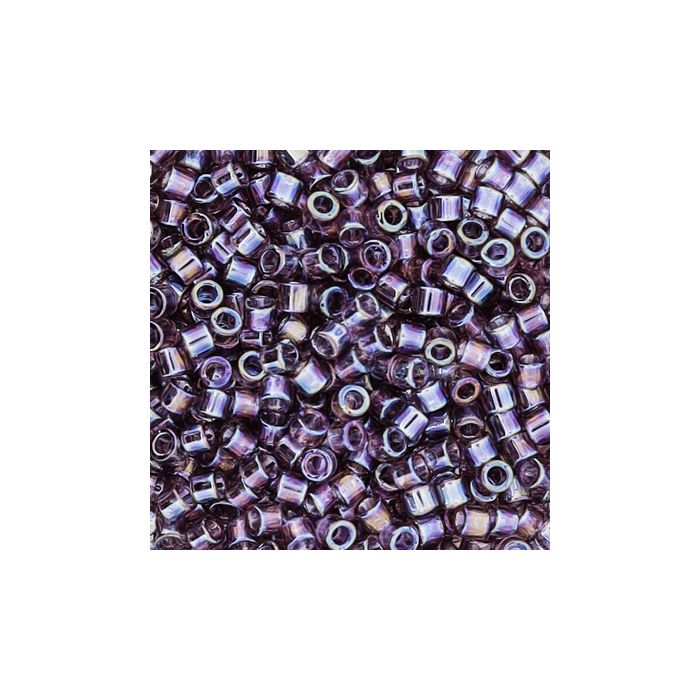 Hochw. jap. Delica Beads amethyst AB 2,2 mm 50 gr