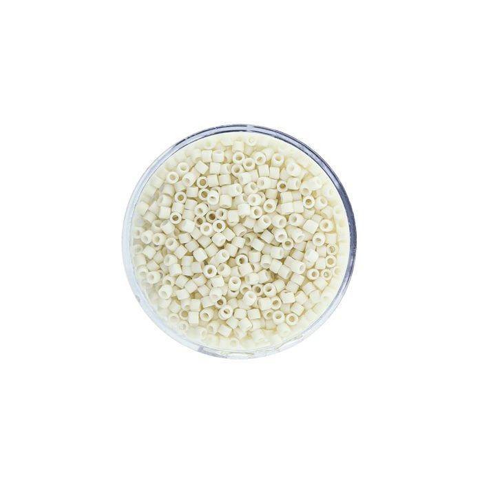 Delica Beads japanische Rocailles opal cream 2,2 mm 7 gr