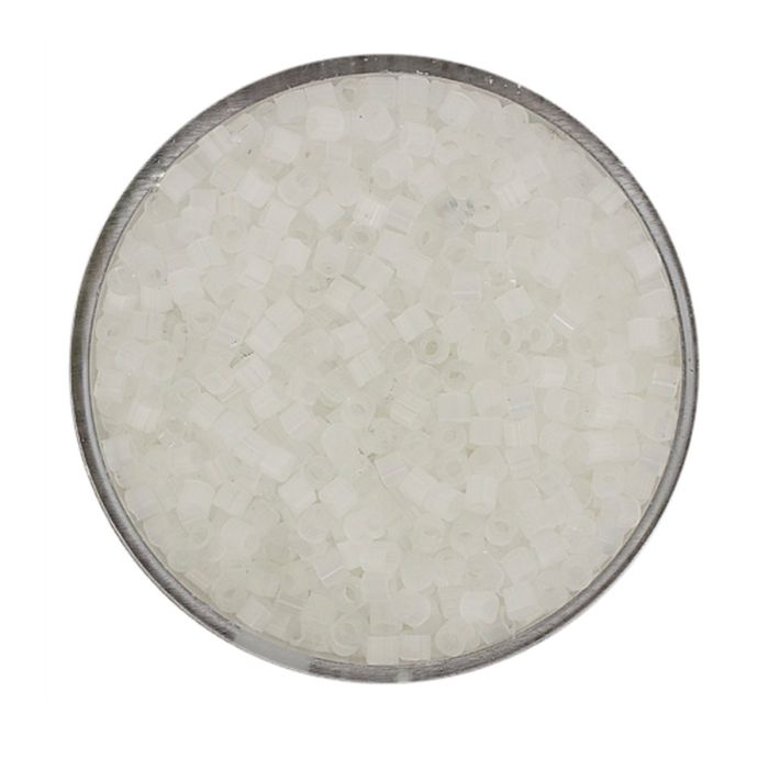Delica Beads japanische Rocailles crystal silk satin 2,2 mm 7 gr