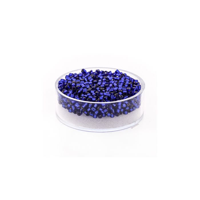 Delica Beads japanische Rocailles silverlined dark blue 2,2 mm 9 gr