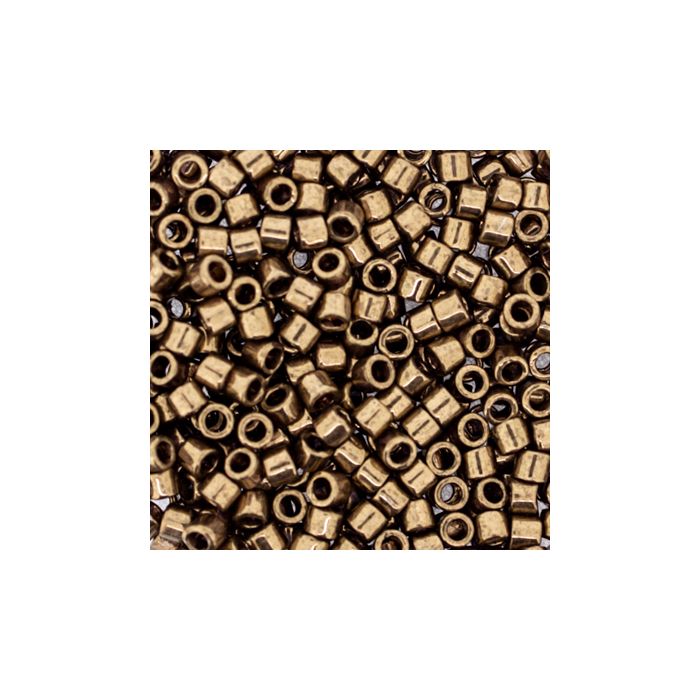 hochw. jap. Delica Beads light bronze 2,2 mm 50 gr
