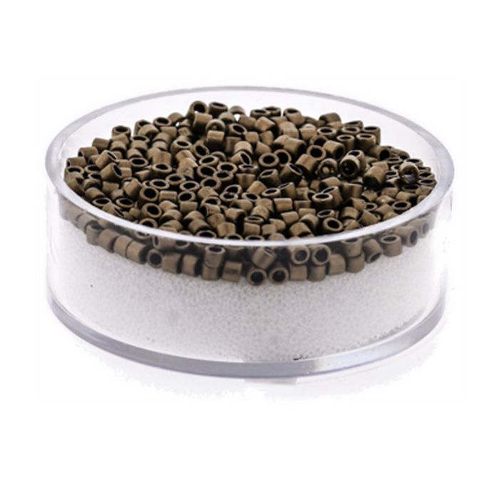 Delica Beads japanische Rocailles dark bronze matt 2,2 mm 4 gr, Bild 1 von 3