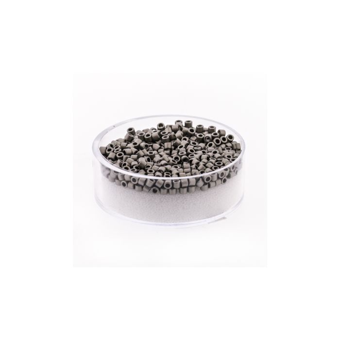 Delica Beads japanische Rocailles platinfb. matt 2,2 mm 4 gr