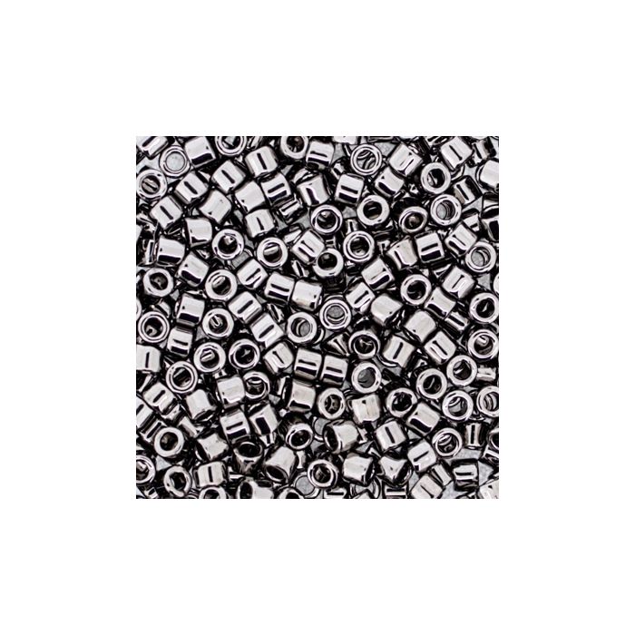 hochw. jap. Delica Beads platinfb. 2,2 mm 50 gr
