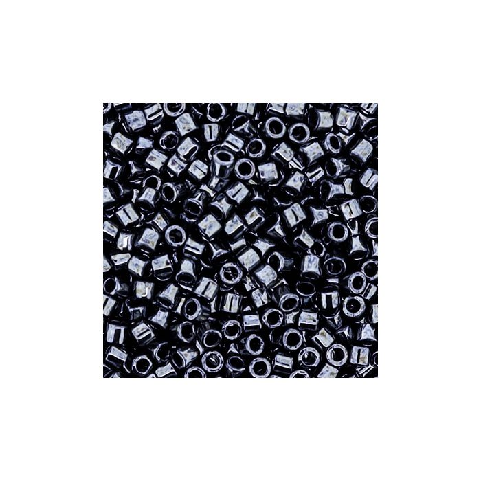 Hochw. jap. Delica Beads hematite 2,2 mm 50 gr