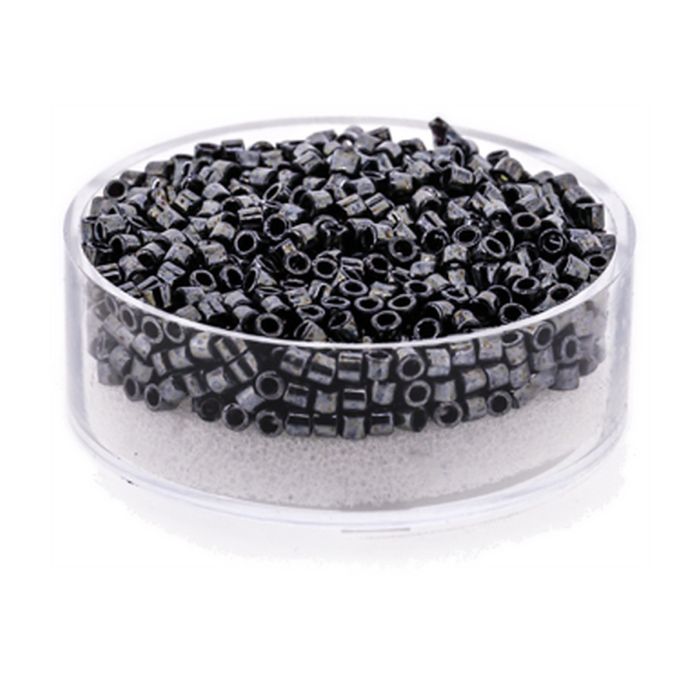 Delica Beads japanische Rocailles hematite 2,2 mm 10 gr, Bild 1 von 3
