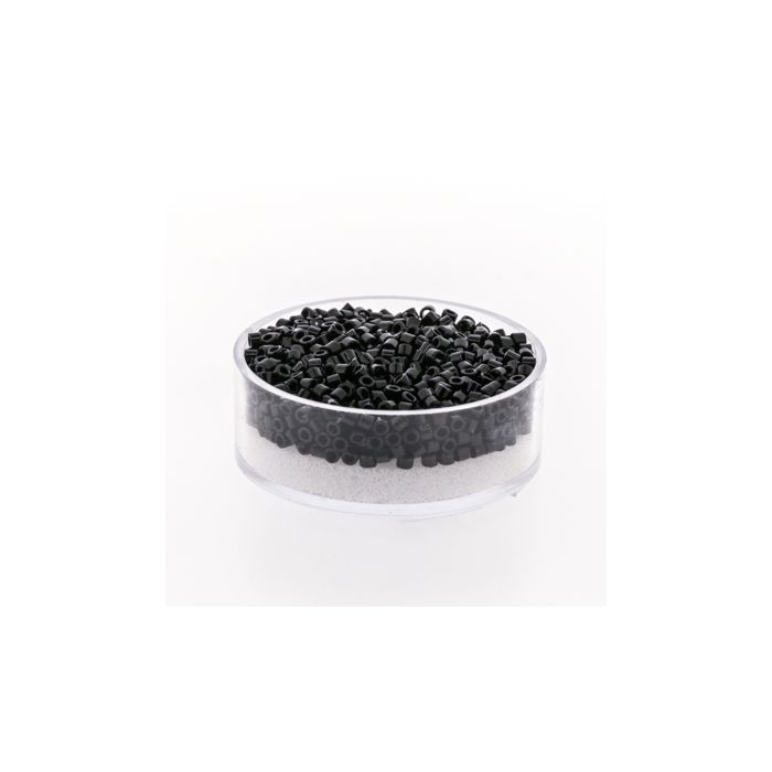 Delica Beads japanische Rocailles black 2,2 mm 10 gr