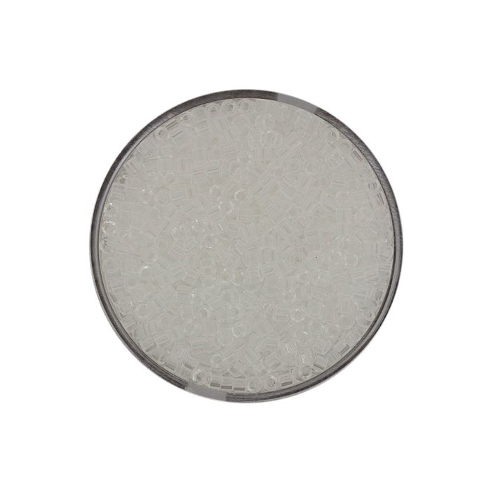 Delica Beads japanische Rocailles crystal 2,2 mm 10 gr