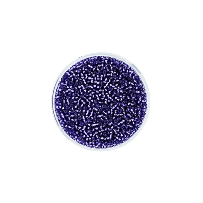 jap. Miyukirocailles silverlined purple 1,5 mm 10 gr
