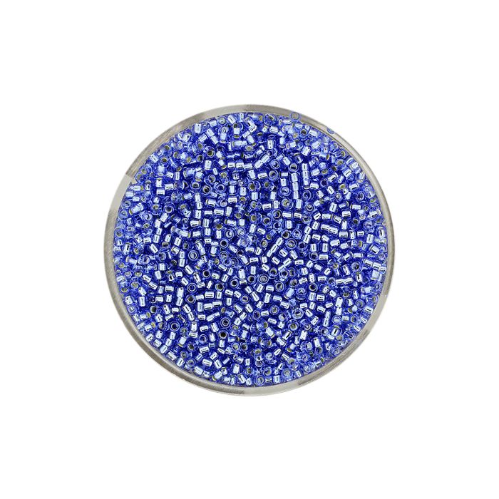 Japanische Miyukirocailles silverlined light blue 1,5 mm 10 gr