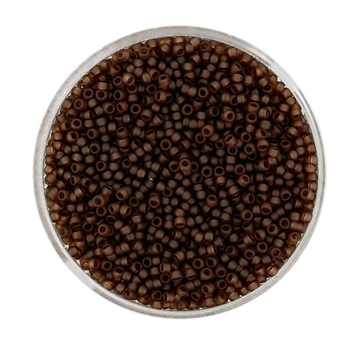 Jap. Miyukirocailles dark brown matt 1,5 mm 10 gr