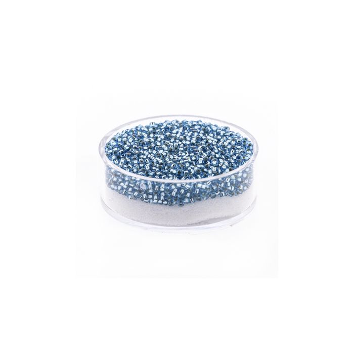 jap. Miyukirocailles silverlined turquoise 1,5 mm 10 gr