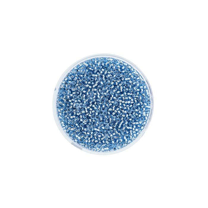 jap. Miyukirocailles silverlined turquoise 1,5 mm 10 gr