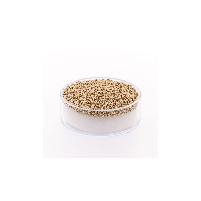 Japanische Miyuki Rocailles goldfb. 1,5 mm 6 gr