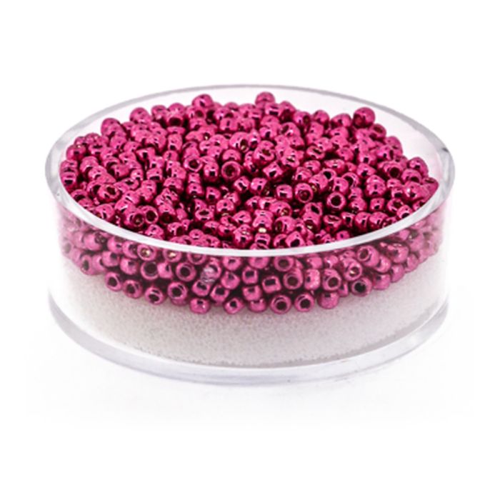 Beads japanische Rocailles pink 2,2 mm 9 gr, Bild 1 von 3