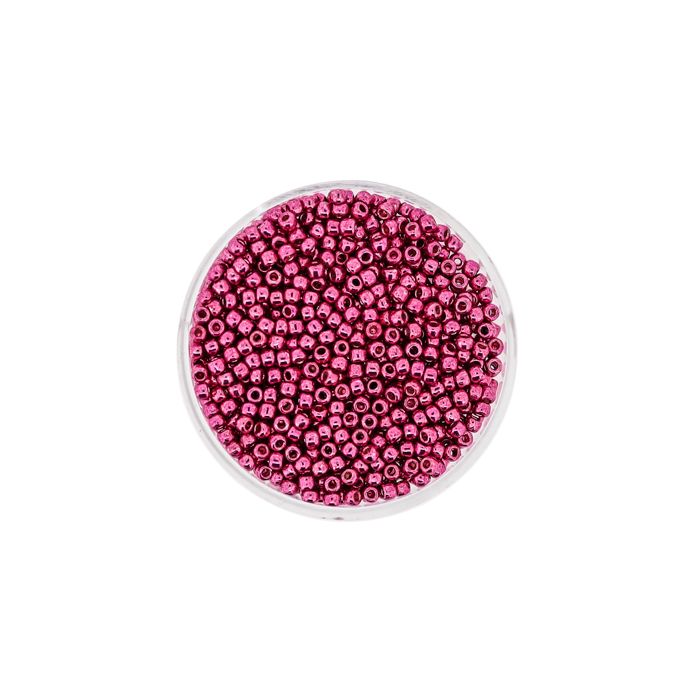 Beads japanische Rocailles pink 2,2 mm 9 gr, Bild 2 von 3