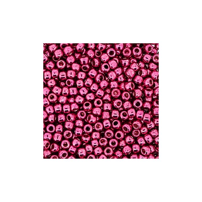 Beads japanische Rocailles pink 2,2 mm 9 gr, Bild 3 von 3