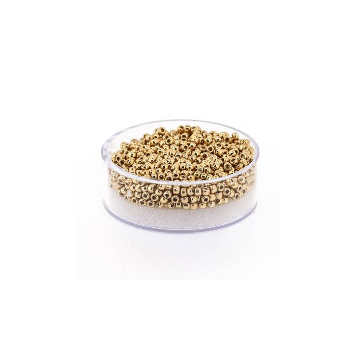 Toho Beads japanische Rocailles Farbe Gold 2,2 mm 9 gr