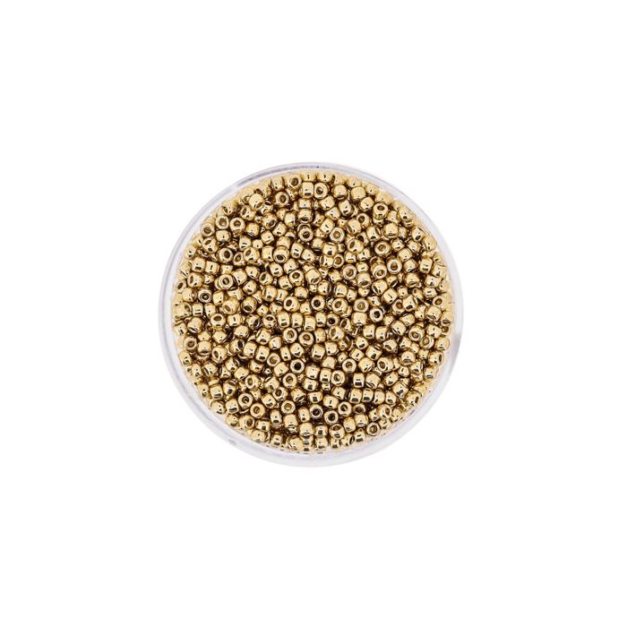Toho Beads japanische Rocailles Farbe Gold 2,2 mm 9 gr