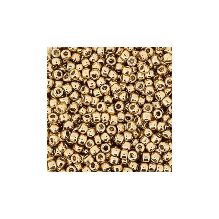 Toho Beads japanische Rocailles Farbe Gold 2,2 mm 9 gr