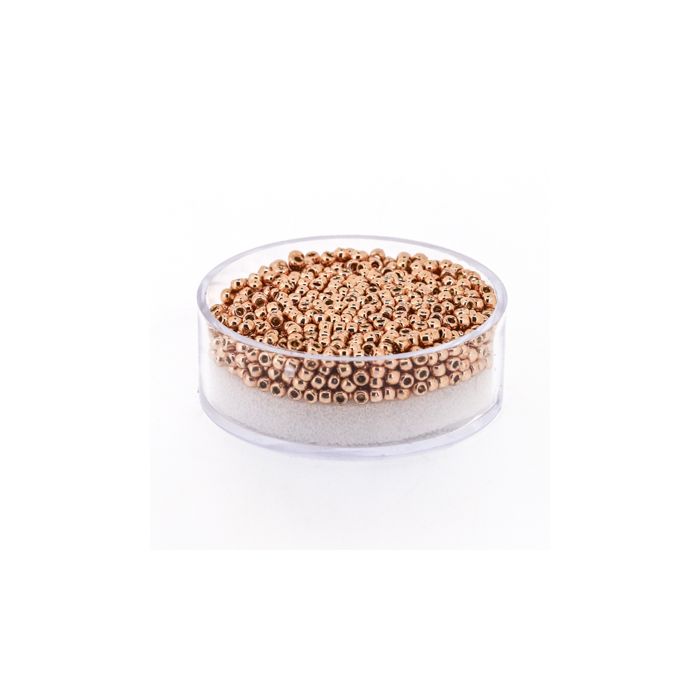Toho Beads japanische Rocailles kupfer 2,2 mm 9 gr