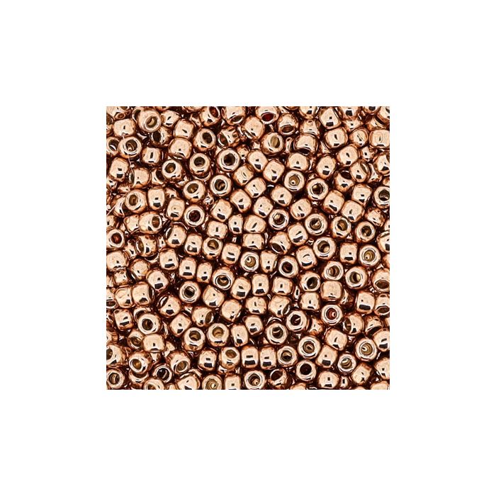 Toho Beads japanische Rocailles kupfer 2,2 mm 9 gr
