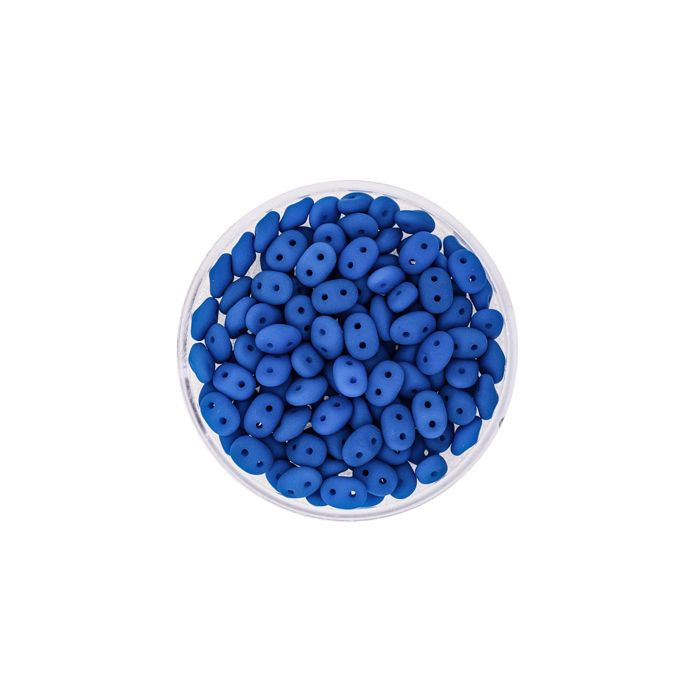 Super Duo 2-loch blau matt 2,5x5 mm 8 gr 9673-05054 4016490845959  