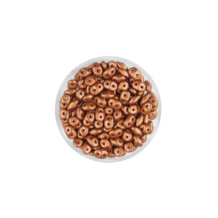 Super Duo 2-loch bronze matt 2,5x5 mm 8 gr 9673-05354 4016490833529  