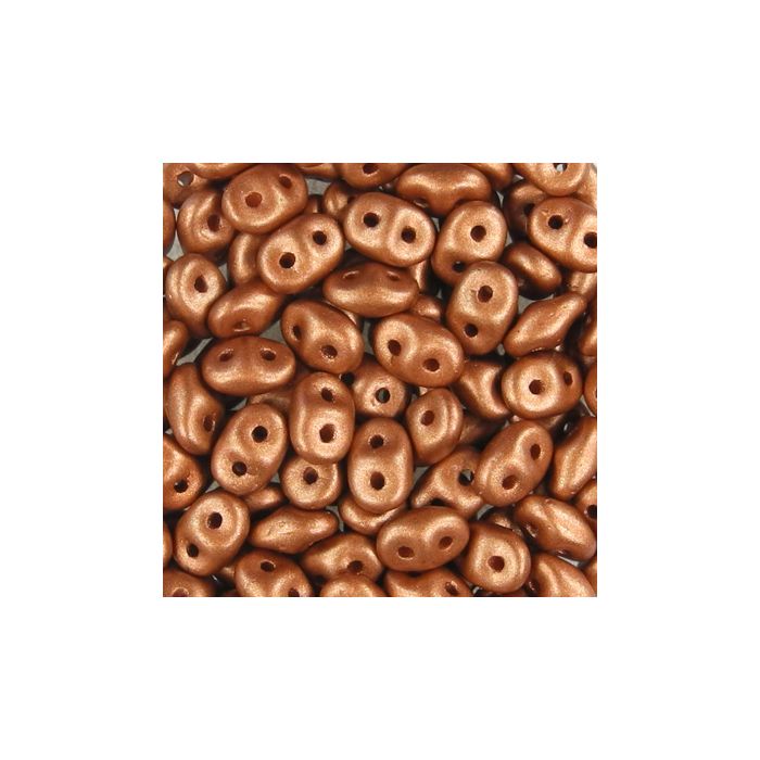 Super Duo 2-loch bronze matt 2,5x5 mm 8 gr 9673-05354 4016490833529  