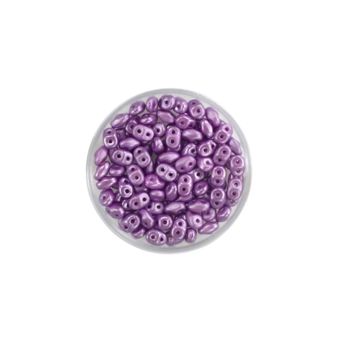 Super Duo 2-loch helllila 2,5x5 mm 8 gr 9673-05524 4016490845614  