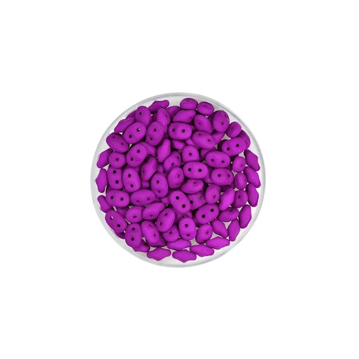 Super Duo 2-loch fuchsia matt 2,5x5 mm 8 gr 9673-05534 4016490845577  