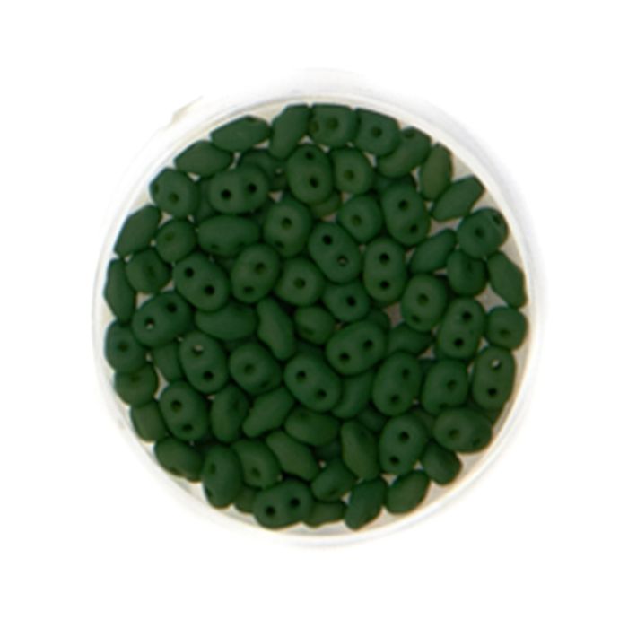 Super Duo 2-loch dunkelgrün 2,5x5 mm 8 gr 9673-05644 4016490845515  