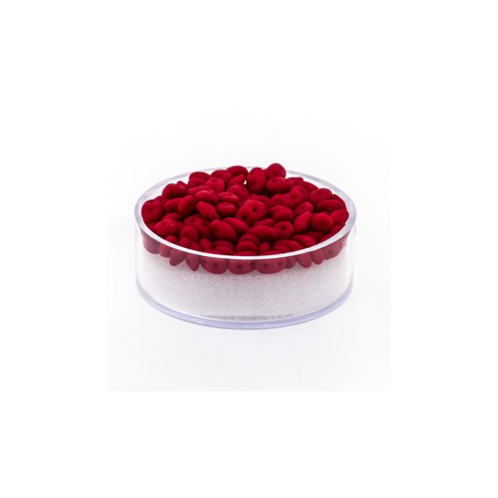 Super Duo 2-loch rot matt 2,5x5 mm 8 gr 9673-05764 4016490845706  