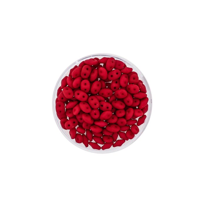 Super Duo 2-loch rot matt 2,5x5 mm 8 gr 9673-05764 4016490845706  