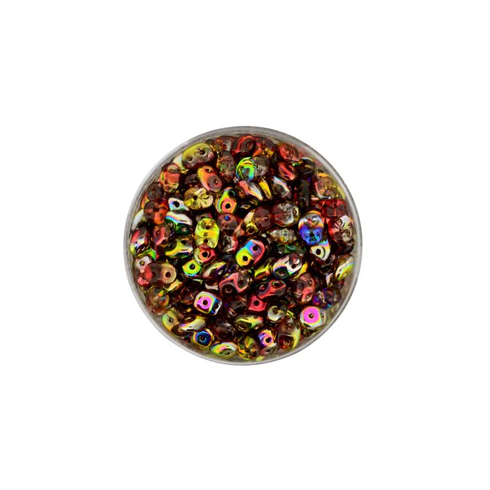 Super Duo 2-loch kristall multi 2,5x5 mm, Bild 1 von 2