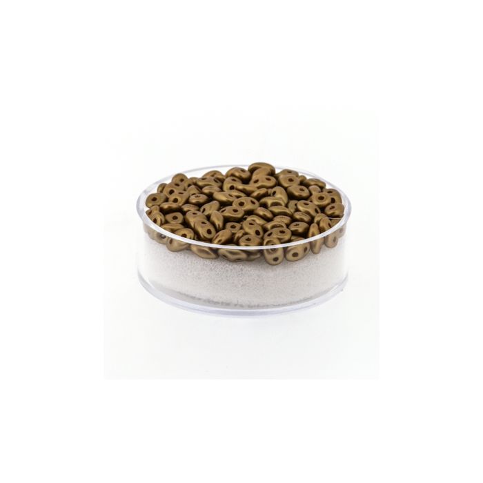 Super Duo 2-loch goldfb.matt 2,5x5 mm 8 gr 9673-05934 4016490765653  