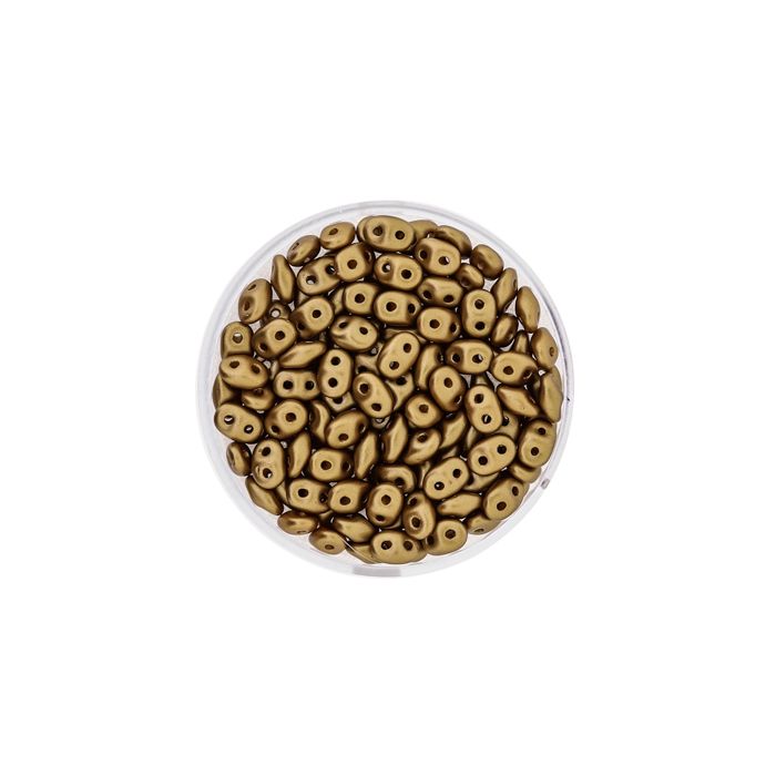 Super Duo 2-loch goldfb.matt 2,5x5 mm 8 gr 9673-05934 4016490765653  