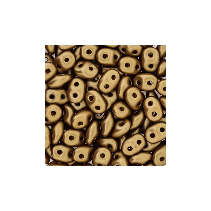 Super Duo 2-loch goldfb.matt 2,5x5 mm 8 gr 9673-05934 4016490765653  