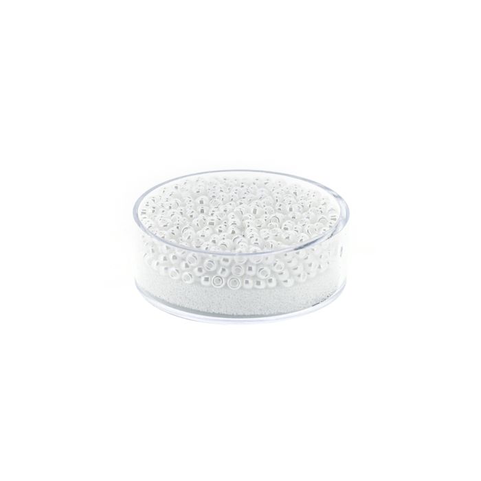 Japanische Miyuki Rocailles pearl white 2,5 mm 12 gr, Bild 1 von 3