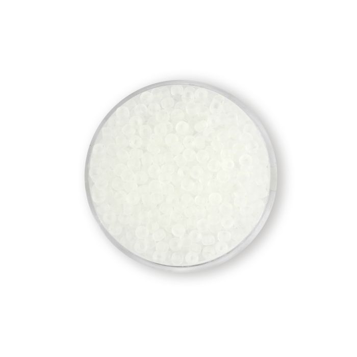 Japanische Miyuki Rocailles crystal matt 2,5 mm 12 gr