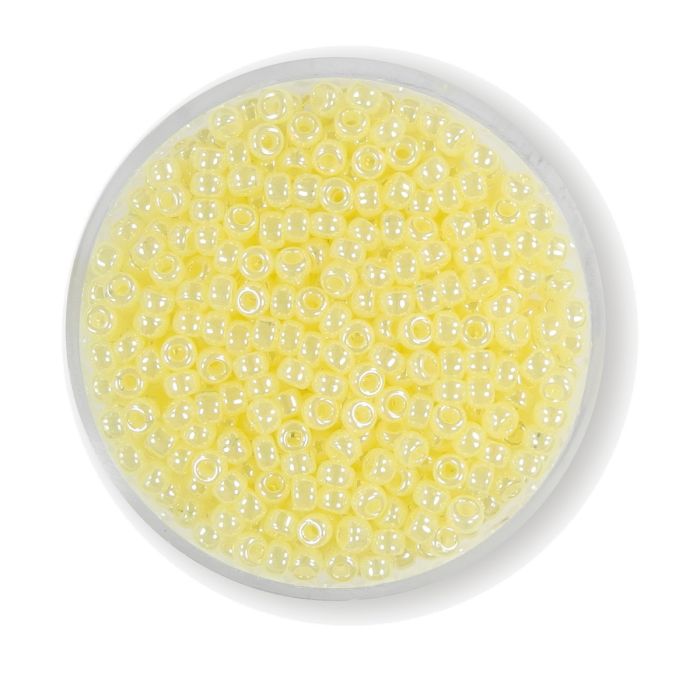 Japanische Miyuki Rocailles pearl jonquil 2,5 mm 10 gr