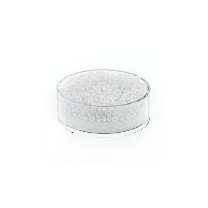 Japanische Miyuki Rocailles satt weiß 2,5 mm 12 gr, Bild 1 von 3