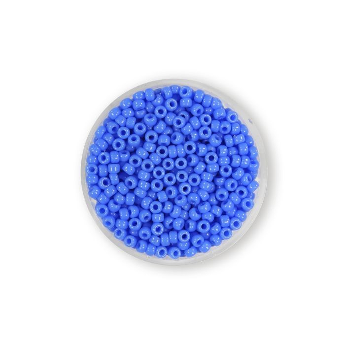 Japanische Miyuki Rocailles satt blau 2,5 mm 12 gr