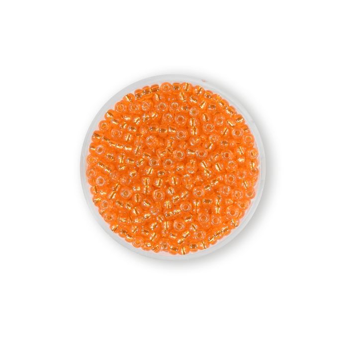 Japanische Miyuki Rocailles silverlined hyacinth 2,5 mm 12 gr