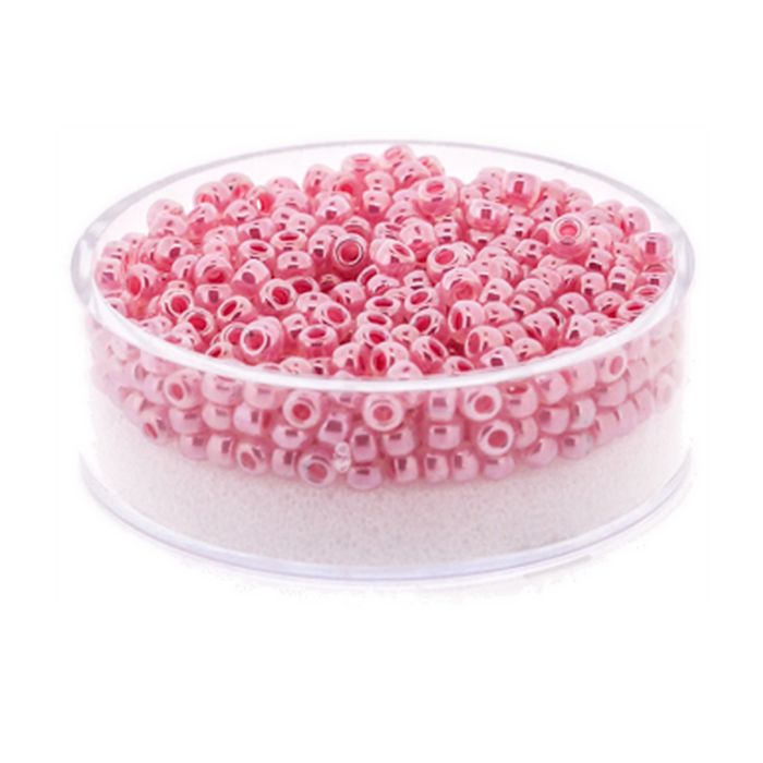 Japanische Miyuki Rocailles pearl pink 2,5 mm 12 gr, Bild 1 von 3