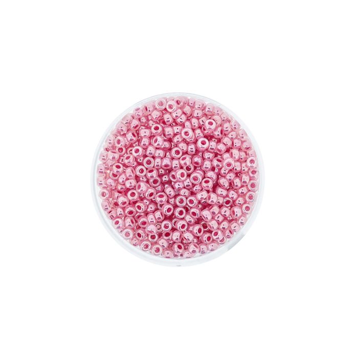 Japanische Miyuki Rocailles pearl pink 2,5 mm 12 gr, Bild 2 von 3