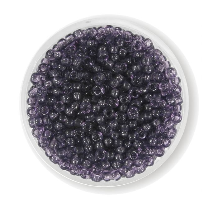 Jap. Miyukirocailles transp.purple velvet 2,5 mm 12 gr