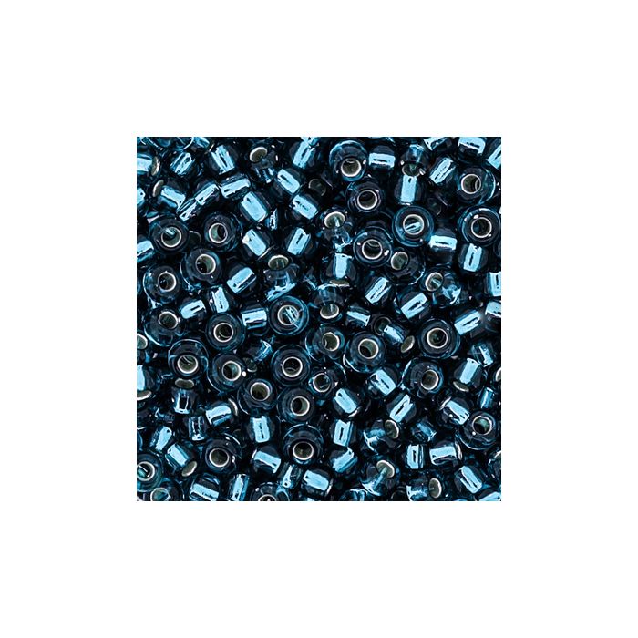 Jap. Miyukirocailles silverlined zircon 2,5 mm 12 gr